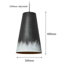 Axyaa Wabi Sabi Iron Crafts Cup Pendant Lamps - LED Chandelier