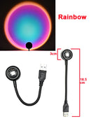 Axyaa Sunset Lamp LED Night Light Projector for Party Bedroom Living Room