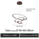 Axyaa Modern Living Room Chandelier LED Indoor Lighting Bedroom Decor