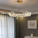 Axyaa LED Lotus Leaf Ceiling Chandelier for Home Decor and Light Fixtures