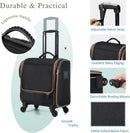 Axyaa Professional Makeup Train Case with 5 Toiletry Bags