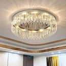 Axyaa Luxury Crystal LED Ceiling Lamps for Elegant Home Lighting