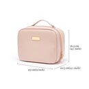 Axyaa Multilayer Square Cosmetic Bag Waterproof Makeup Pouch