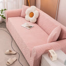Axyaa Jacquard Fleece Stretch Sofa Cover for All Seasons - Anti-cat Scratch Sofa Cushion