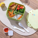 Axyaa Portable Lunch Box: Square Container for Students, Travel, Picnic, Camping & Outdoor Dining