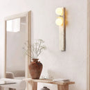 Axyaa Yellow Cave Stone Retro Wall Lamp for Bedroom Living Room Hallway