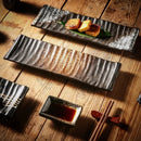 Axyaa Sushi & Sashimi Rectangular Plate - Western Dessert Plate