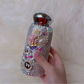 Axyaa Shiny Diamond Stainless Steel Thermal Water Bottle Vacuum Flask Insulation Cup