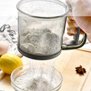 Axyaa Handheld Plastic Flour Sifter Cup - Professional Kitchen Gadget