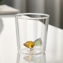 Axyaa Christmas Tree Glass Cup: Festive 3D Tree Mug for Coffee, Wine, Juice, or Milk