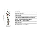 Axyaa Modern Aluminum Wire LED Floor Lamp for Living Room, Bedroom & Hotel