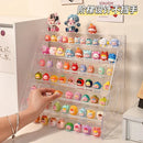 Axyaa Mini Food Toy Display Shelf Acrylic Storage Box Transparent Organizer