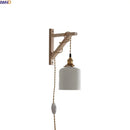 Axyaa Bedside LED Wall Lamp E27 Modern Nordic Stair Light for Home Wall Decor