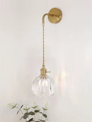 Axya Vintage Glass Wall Lamp LED Sconces for Home Decor Lighting