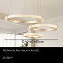 Axyaa Luxury Acrylic LED Pendant Chandelier for Home Decor