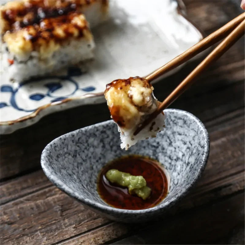 Axya Sushi Plate Set Creative Dish Soy Sauce Seasoning Bowl Steak Saucer