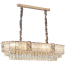 Axyaa Luxury Crystal Chandelier: Elegant Lighting for Living Room, Dining Room, Bedroom