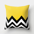 Axyaa Geometric Yellow Pillowcase for Chic Home Decor and Comfort