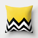 Axyaa Geometric Yellow Pillowcase for Chic Home Decor and Comfort