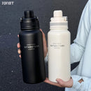 Axyaa Stainless Steel Vacuum Insulated Bottle with Straw - 800/1000ML