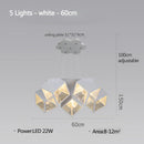Axyaa Modern Gypsophila Ceiling Chandelier, Elegant Pendant Light for Bedroom, Living, Dining Room