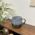 Axyaa Ceramic Ball Cup: Retro Minimalist Coffee Mug for Home and Office