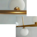 Axya Nordic Glass Ball Pendant Light Gold Fixture Living Room Bedroom Lamps