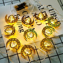 Axyaa Moon Star LED String Lights Eid Ramadan Home Decoration Party Supplies