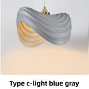 Axyaa Modern White Resin Pendant Light Chandelier for Kitchen Counter