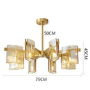 Axyaa Modern LED Ceiling Lamp Chandelier for Bedroom and Dining Room