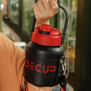 Axyaa Stainless Steel Insulated Thermos Cup With Portable Handle