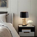 Axyaa Nordic Gold LED Table Lamp for Home Decor Bedroom Living Room
