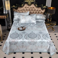 Axyaa Ice Silk Printed Naked Sleeping Mat Set, 230x250cm