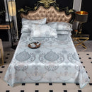 Axyaa Ice Silk Printed Naked Sleeping Mat Set, 230x250cm