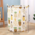 Axyaa Splicing Laundry Basket: Large Capacity Organizer for Clothes, Toys, and Sundries