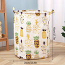 Axyaa Splicing Laundry Basket: Large Capacity Organizer for Clothes, Toys, and Sundries
