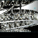 Axyaa Luxury Crystal Chandelier with Remote Control for Home and Hotel Decor