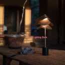 Axyaa Zen Wabi Sabi Bedhead Desk Lamp - Retro Light Luxury, Creative & Simple Design