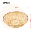 Axyaa Rattan Serving Baskets: Bread Fruit Vegetables Cake Dim Sum Tray Styles
