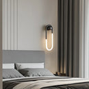 Axyaa Ellipse Wall Lights: Gold, Black, Copper, White; 3 Color Temperature Dimming