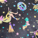 Axyaa Halloween Gilded Pillowcase Cojines, Colorful Sofa Cushion Cover
