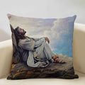 Jesus Decor Pillow Cover 45x45cm Home Sofa Art Decor Gift Axyaa