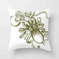 Axyaa Psychedelic Octopus Print Pillowcase - Home Decor