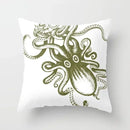 Axyaa Psychedelic Octopus Print Pillowcase - Home Decor