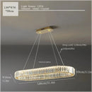Axyaa Luxury Crystal Ceiling Pendant Lamp for Elegant Room Decor