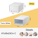 Axyaa Clear Plastic Drawer Organizer Boxes for Wardrobe Storage and Organization