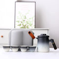 Axyaa Ceramic Travel Tea Set Quick Guest Cup Portable Tea Cup