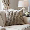 Axyaa Cream Foam Cushion Sofa with Backrest for Living Room and Office
