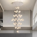 Axyaa Modern Indoor LED Chandeliers for Living Room Lighting