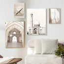 Axyaa Islamic Shukr Sabr Calligraphy Canvas Wall Art Poster Bedroom Decor